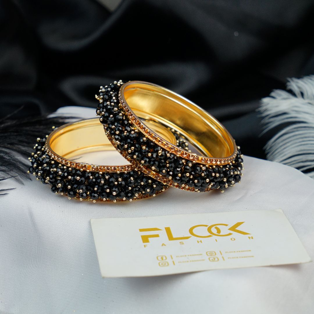 Crystal Gajra Fancy Stones Kara Bangles