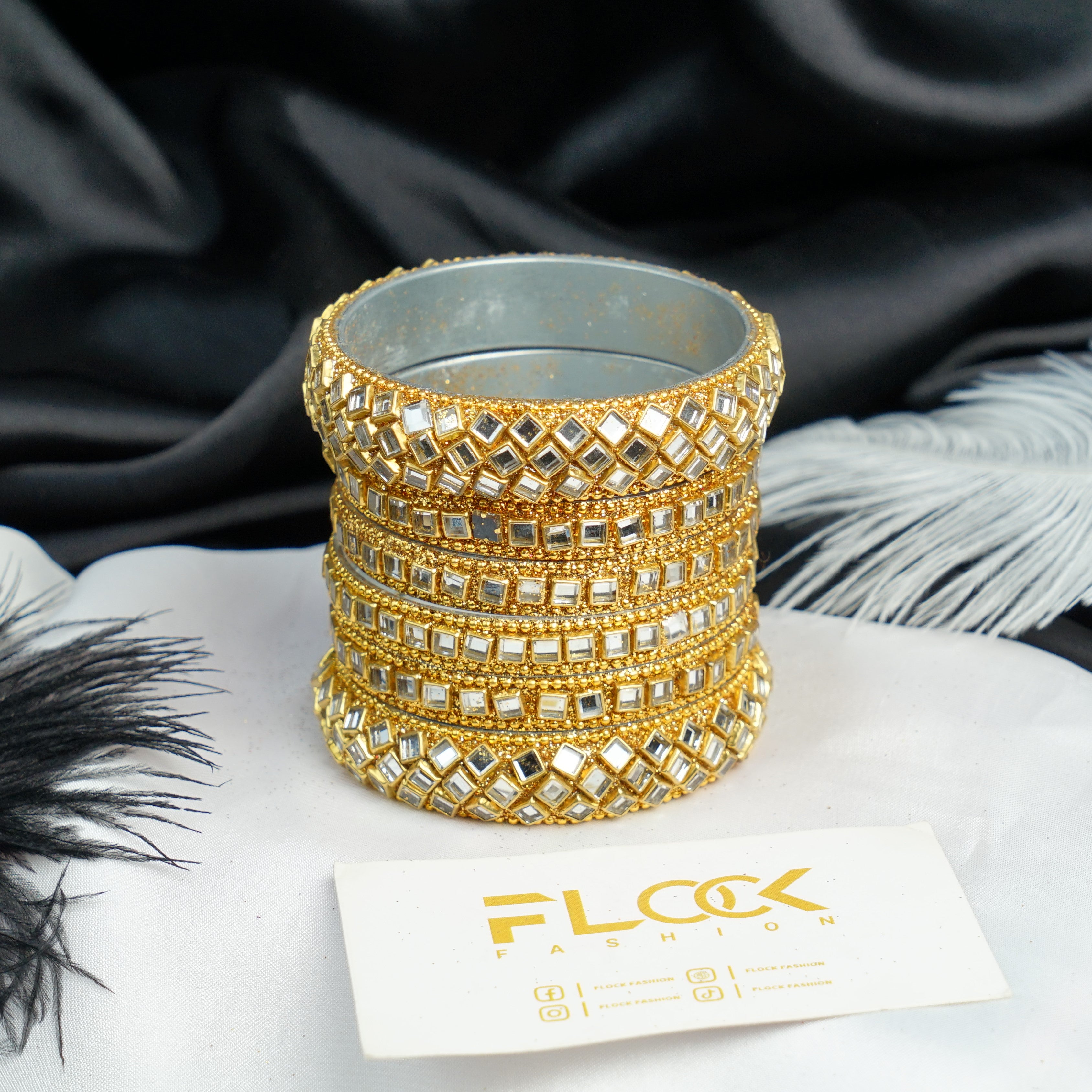 Kundan Choora Bangle Set