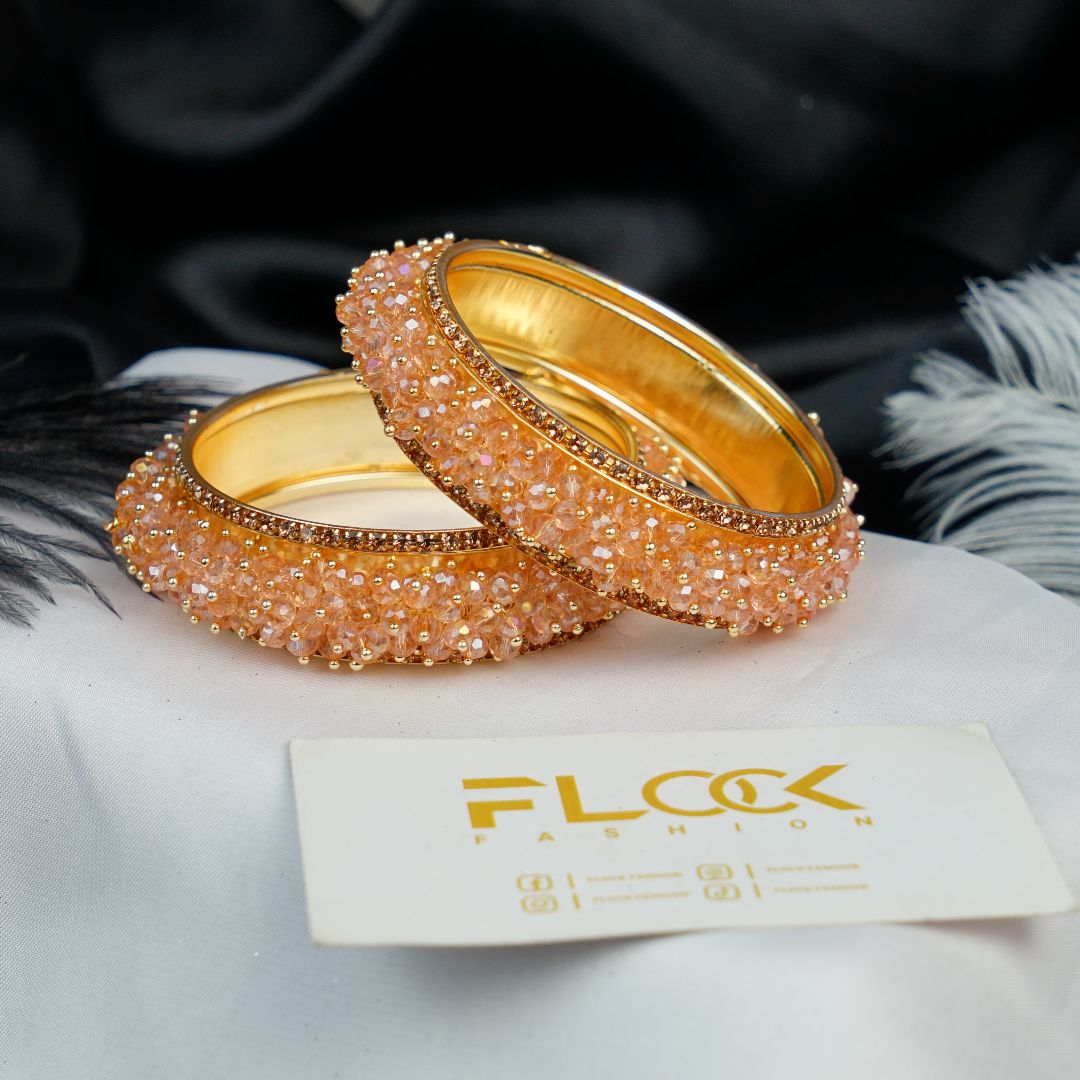 Crystal Gajra Fancy Stones Kara Bangles