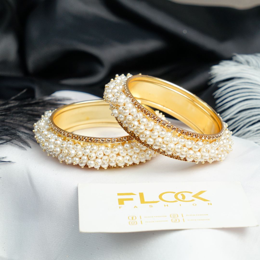 Crystal Gajra Fancy Stones Kara Bangles